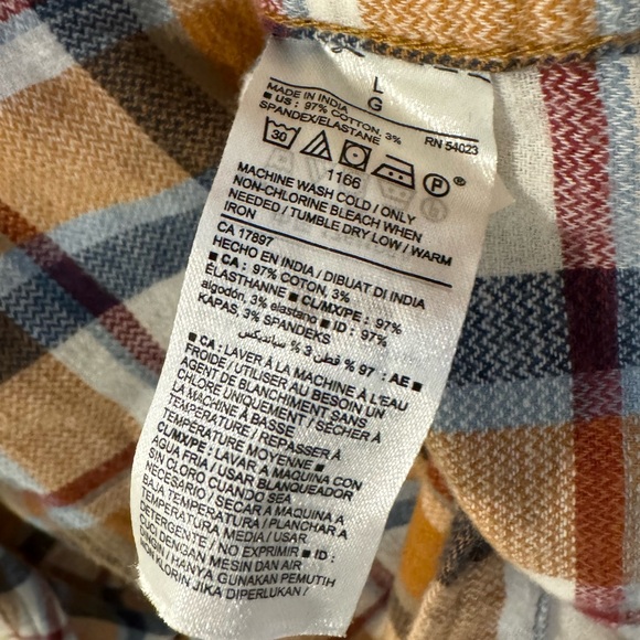 Men’s Old Navy Flannel Button Down fall Colors - Picture 5 of 5